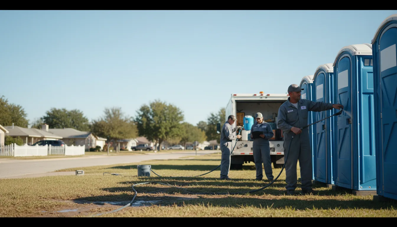 Long-Term Portable Toilet Rental in Garrison, TX near me